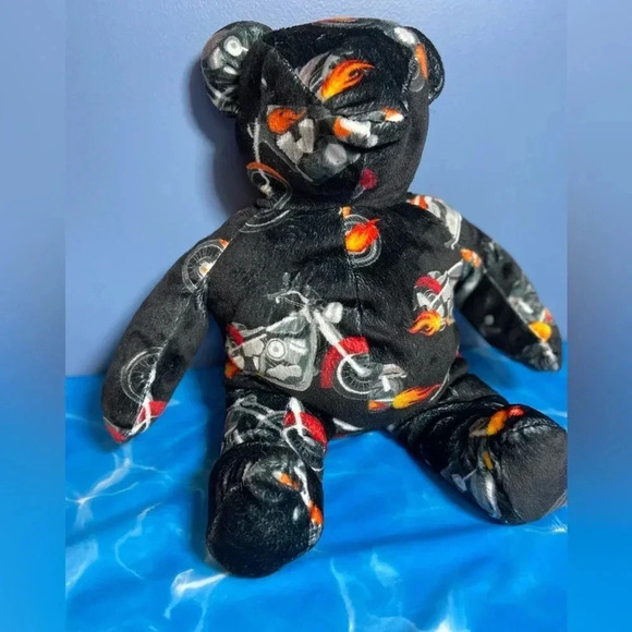 🐣4 for $20🥚 Custom/Homemade Unofficial Harley Davidson/Biker Teddy Bear - Picture 7 of 11